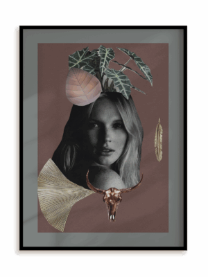 Plakat Botaniczne myśli w ramie aluminiowej