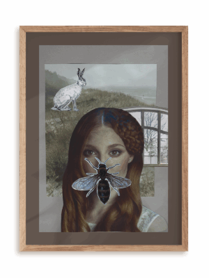 Plakat Okno na świat natury w ramie drewnianej