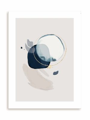 Plakat Krople abstrakcji bez ramy