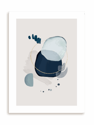 Plakat Krople geometrii bez ramy