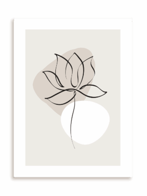 Plakat Kwiat w roli głównej bez ramy