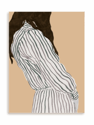 Plakat Stanę bokiem bez ramy