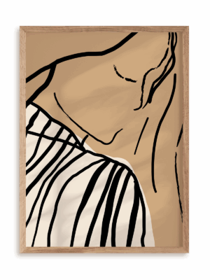 Plakat Przebojowa w ramie drewnianej