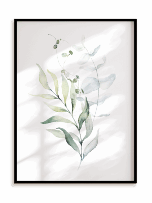 Plakat Pęczek zieleni w ramie aluminiowej