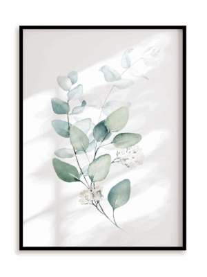 Plakat Pęczek zieleni II w ramie aluminiowej