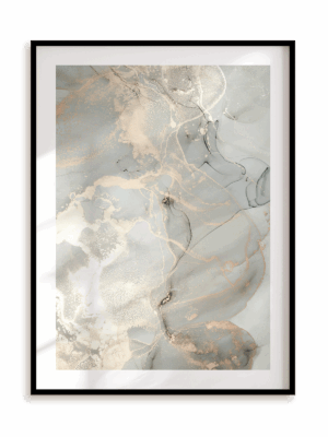 Plakat Z blaskiem w ramie aluminiowej