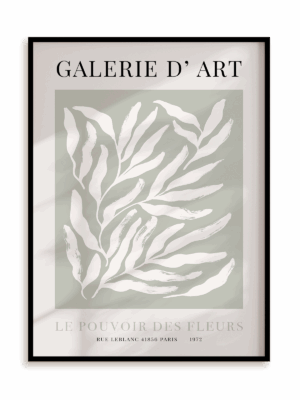 Plakat Wystawa botaniki w ramie aluminiowej