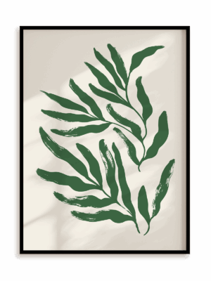 Plakat Swobodna zieleń w ramie aluminiowej