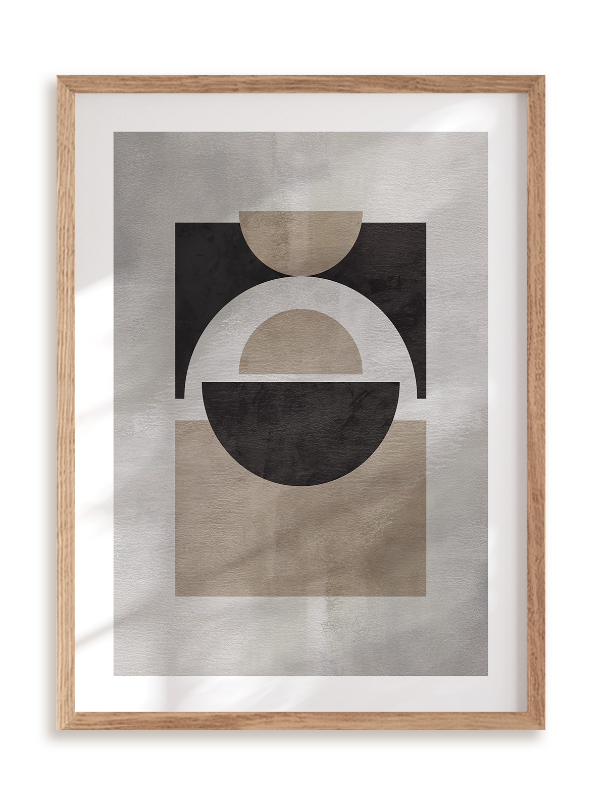 Plakat Szykowna kompozycja w ramie drewnianej