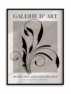 Plakat Wystawa botaniki II w ramie aluminiowej