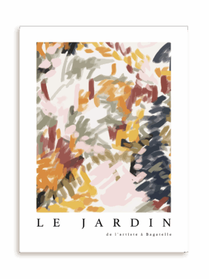 Plakat Le Jardin Colors bez ramy
