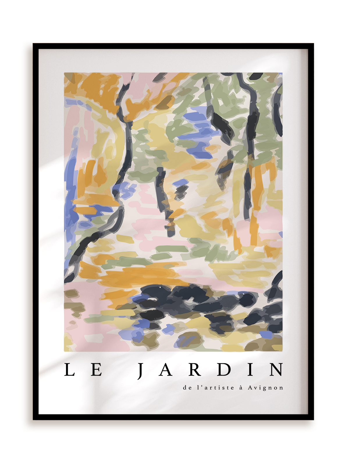 Plakat Le Jardin Colors II w ramie aluminiowej