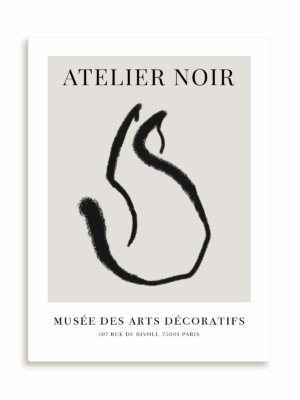 Plakat Atelier Noir bez ramy