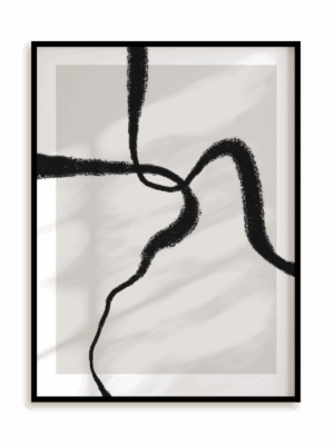 Plakat Skrzyżowane w ramie aluminiowej