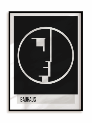 Plakat Bauhaus art w ramie aluminiowej