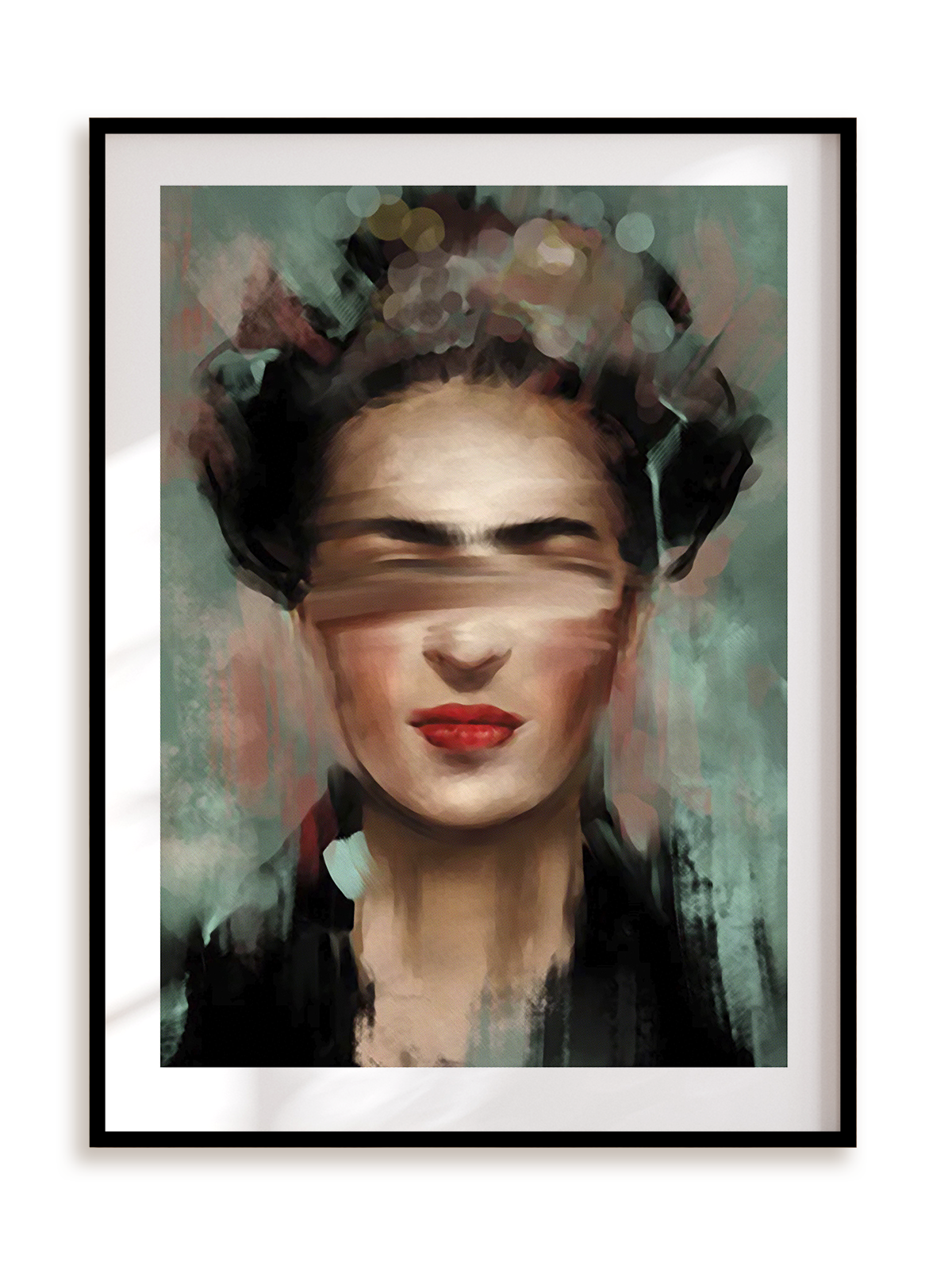 Plakat Frida - Portret w ramie aluminiowej