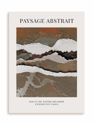 Plakat Krajobraz abstrakcyjny II bez ramy