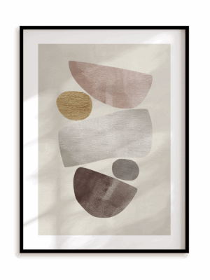 Plakat Kamyczki w ramie aluminiowej