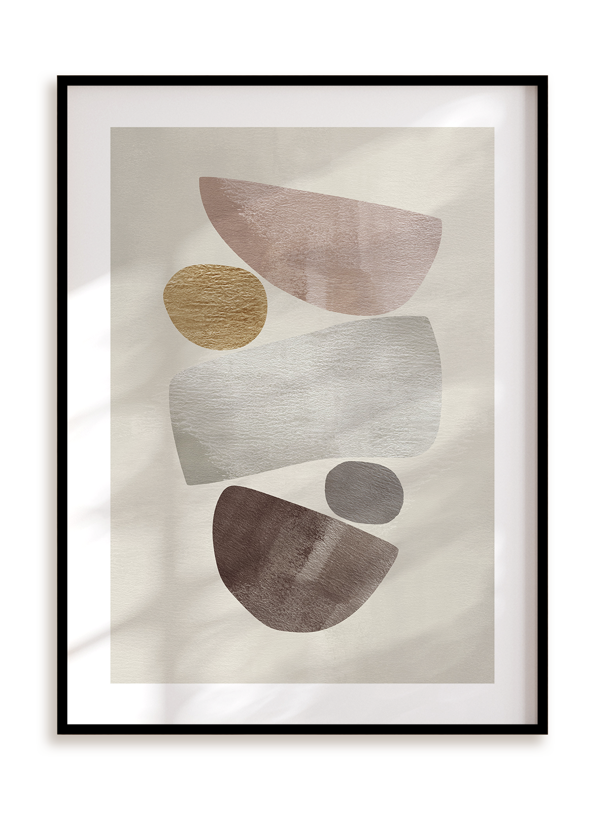 Plakat Kamyczki w ramie aluminiowej