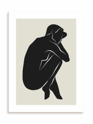 Plakat Zwinięta w kłębek bez ramy