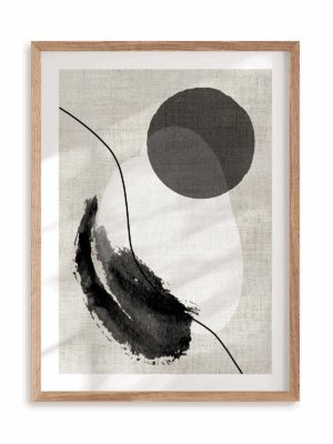 Plakat Sztuka jest zagadką w ramie drewnianej