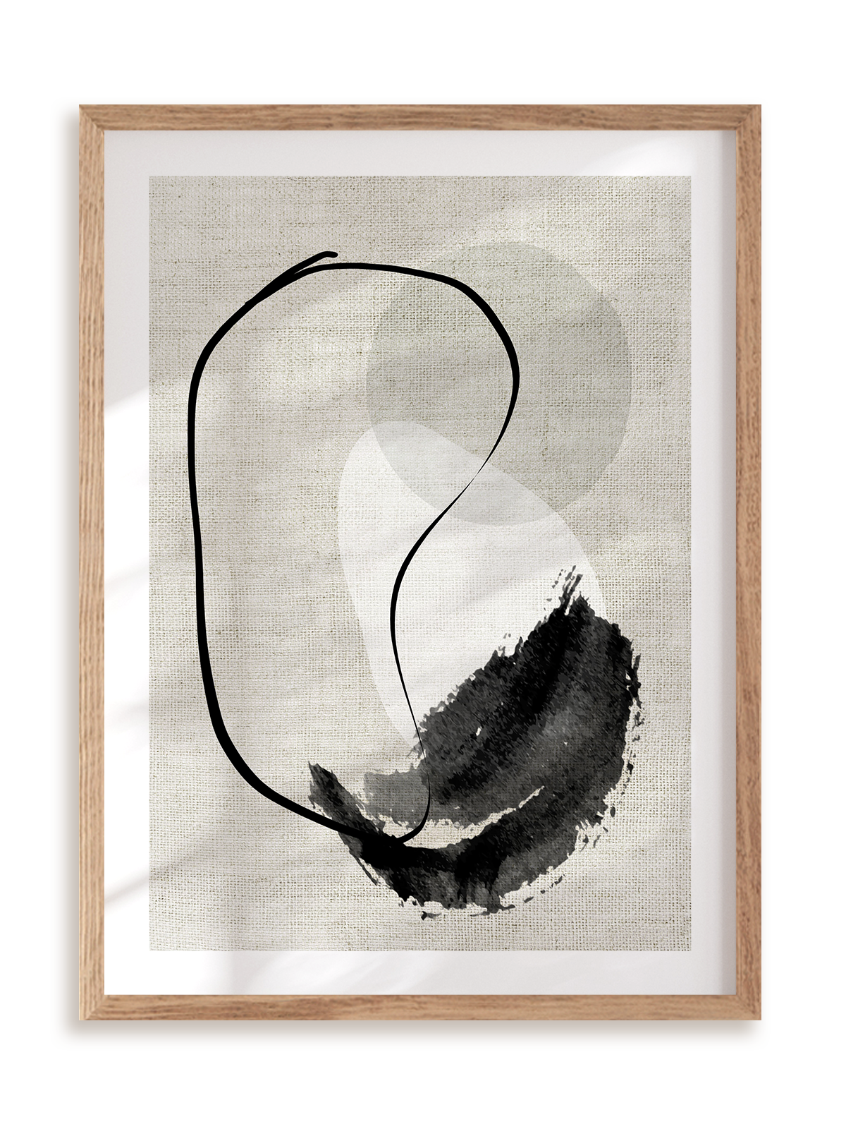 Plakat Sztuka jest zagadką II w ramie drewnianej