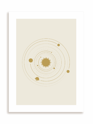 Plakat Krążąc wokół słońca bez ramy