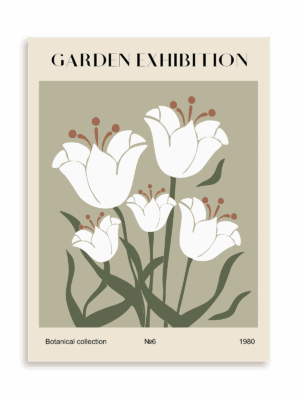 Plakat Garden exhibition bez ramy