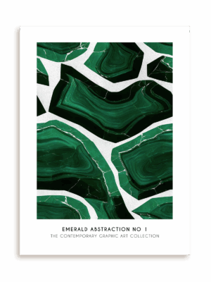 Plakat Szmaragdowa kompozycja bez ramy