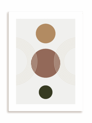 Plakat Mid century modern style bez ramy