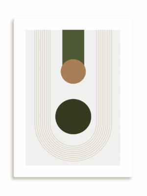 Plakat Mid century modern style II bez ramy