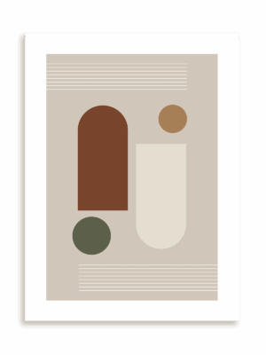 Plakat Mid century modern style III bez ramy