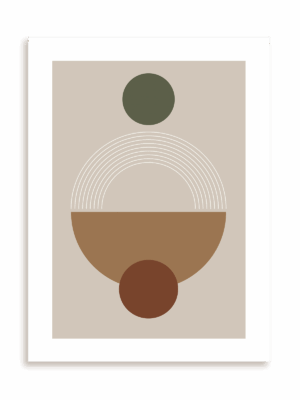 Plakat Mid century modern style IV bez ramy