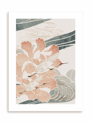 Plakat Żurawie bez ramy