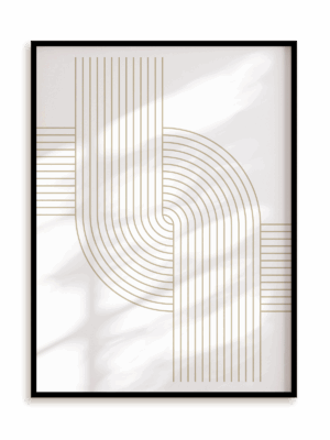 Plakat Dwie drogi w ramie aluminiowej