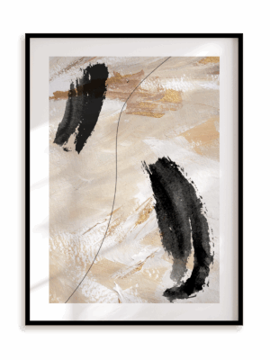 Plakat Poplamiony w ramie aluminiowej