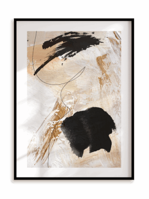 Plakat Poplamiony II w ramie aluminiowej