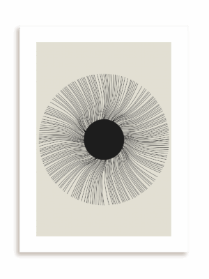 Plakat W źrenicy bez ramy