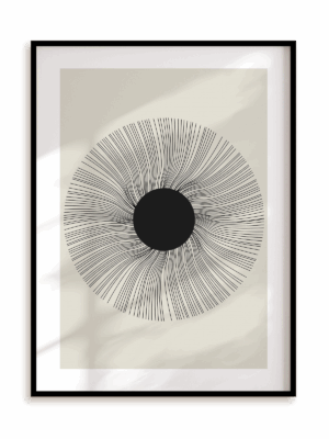 Plakat W źrenicy w ramie aluminiowej
