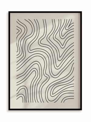 Plakat Skomplikowane w ramie aluminiowej