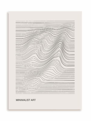 Plakat Minimalist art bez ramy