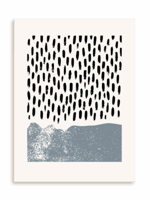 Plakat Deszcz bez ramy