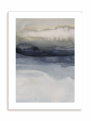 Plakat Akwarelowy zmierzch bez ramy