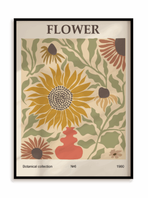 Plakat (Sun)Flower w ramie aluminiowej