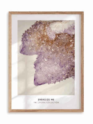 Plakat Crystal collection II w ramie drewnianej
