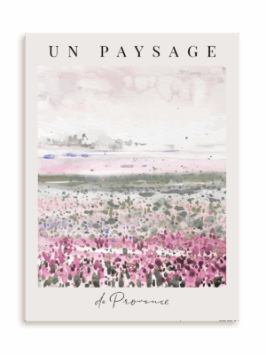 Plakat Krajobraz Prowansji bez ramy