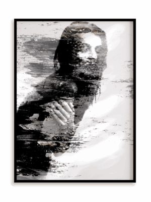 Plakat Rozedrgana w ramie aluminiowej