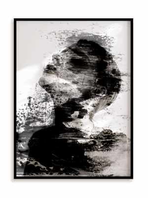 Plakat Niewyraźna w ramie aluminiowej