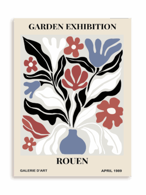 Plakat Garden exhibition: Rouen bez ramy