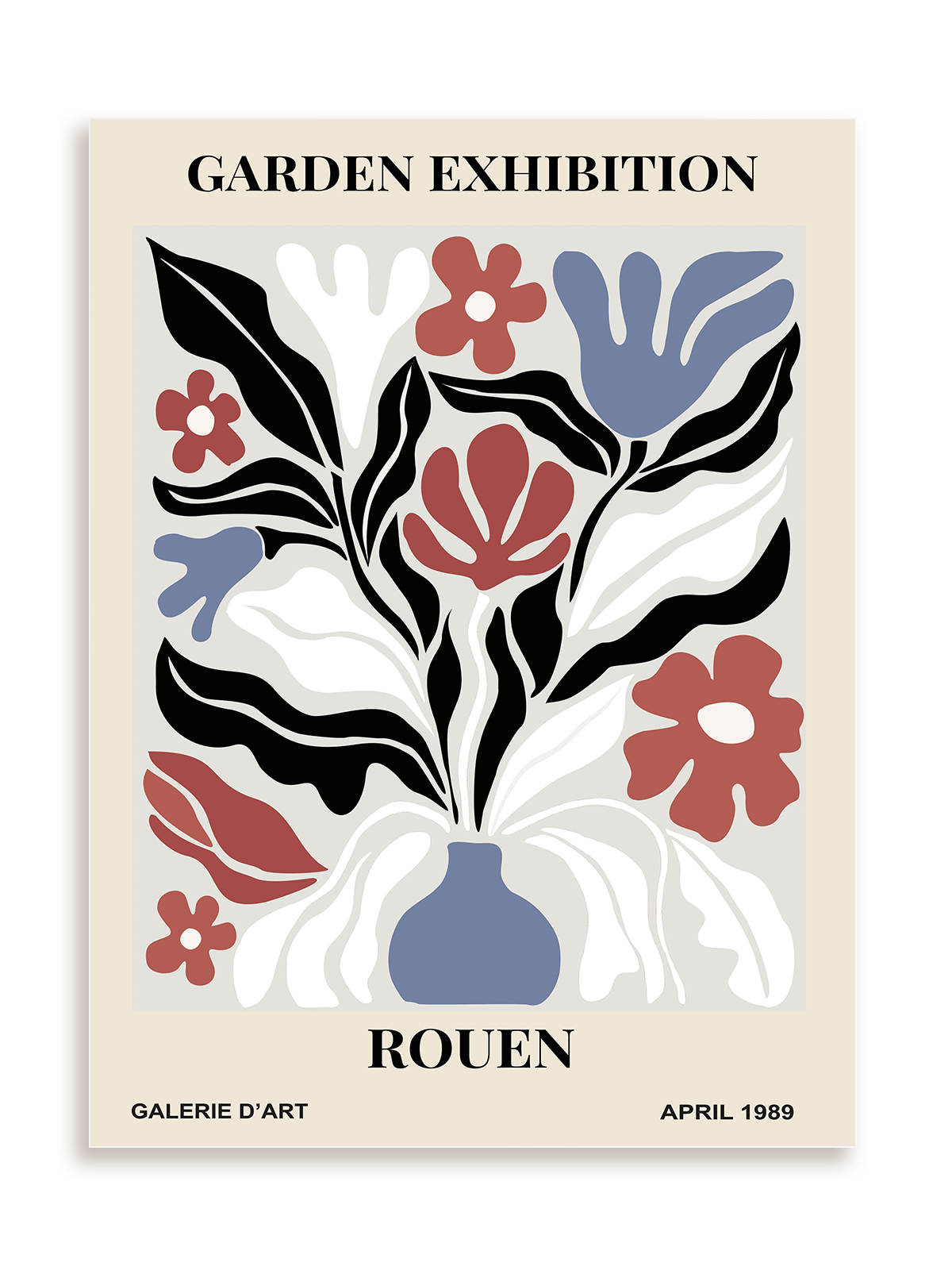 Plakat Garden exhibition: Rouen bez ramy